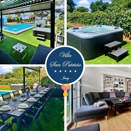 Villa San Patricio I Piscina Privada I Jacuzzi Spa I Bbq I Ps5 I Aire Acon I 3000M2 I 5Min-Centro Jerez de la Frontera Luaran gambar