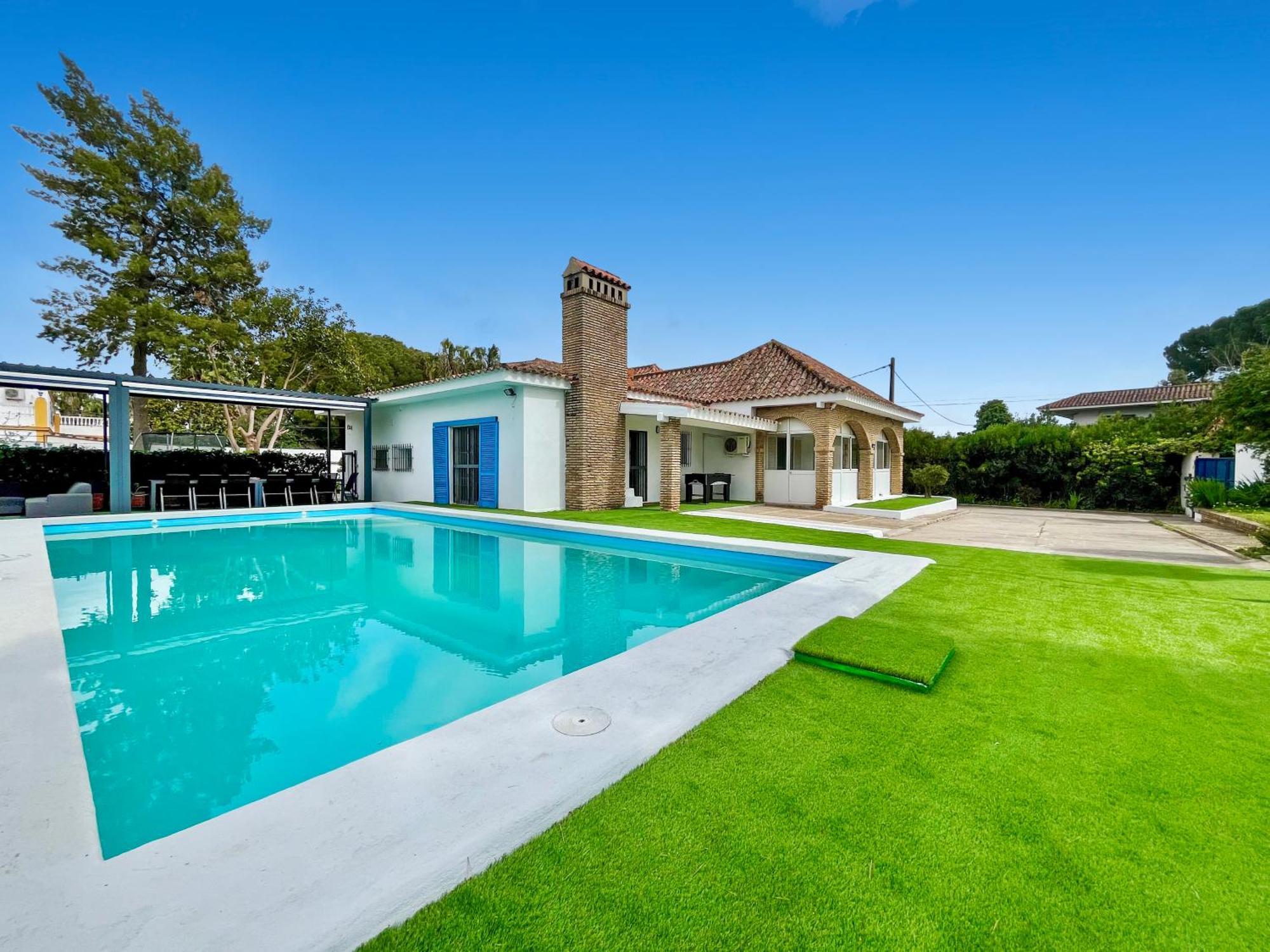 Villa San Patricio I Piscina Privada I Jacuzzi Spa I Bbq I Ps5 I Aire Acon I 3000M2 I 5Min-Centro Jerez de la Frontera Luaran gambar