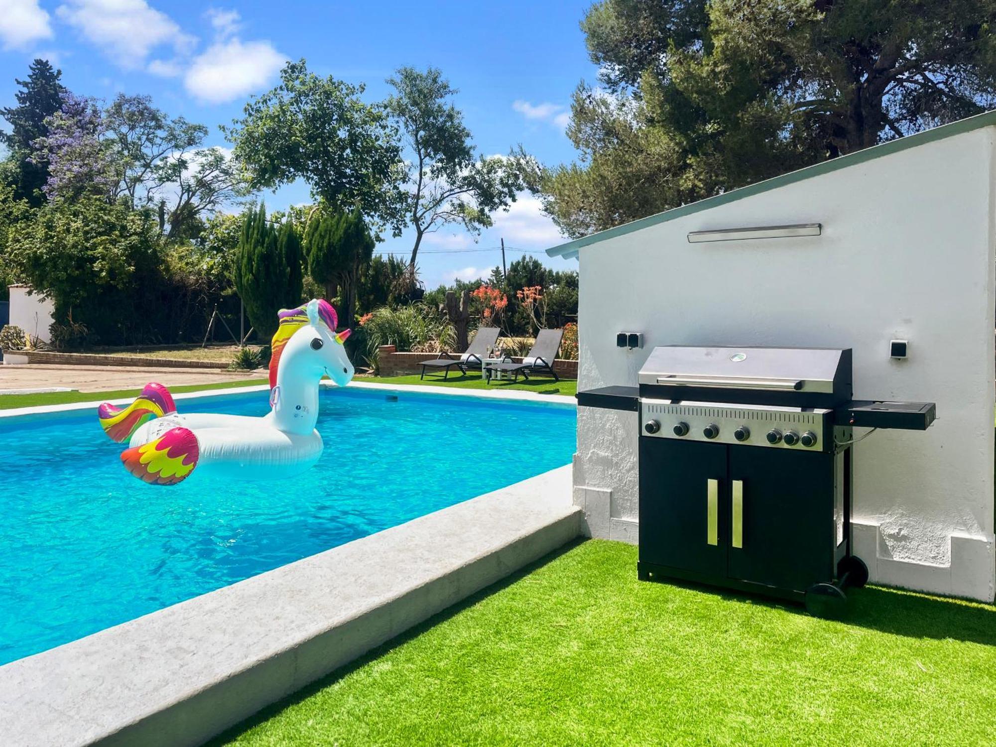 Villa San Patricio I Piscina Privada I Jacuzzi Spa I Bbq I Ps5 I Aire Acon I 3000M2 I 5Min-Centro Jerez de la Frontera Luaran gambar